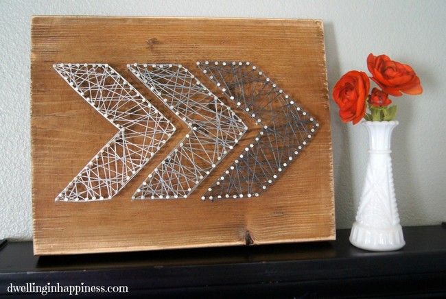 Easy Rustic Arrow String Art