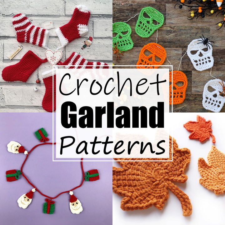 15 Free Crochet Garland Patterns For Decorations