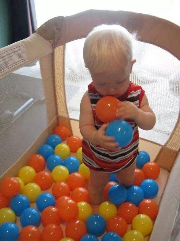Homemade Ball pool For Babies