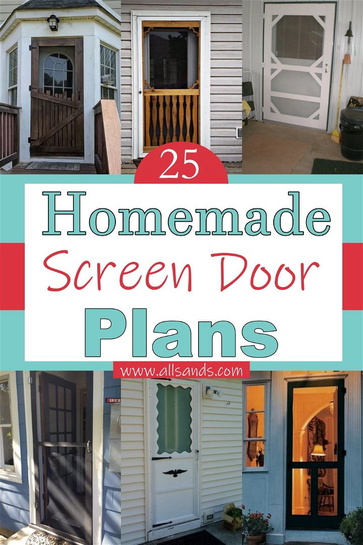 Homemade Screen Door Plans