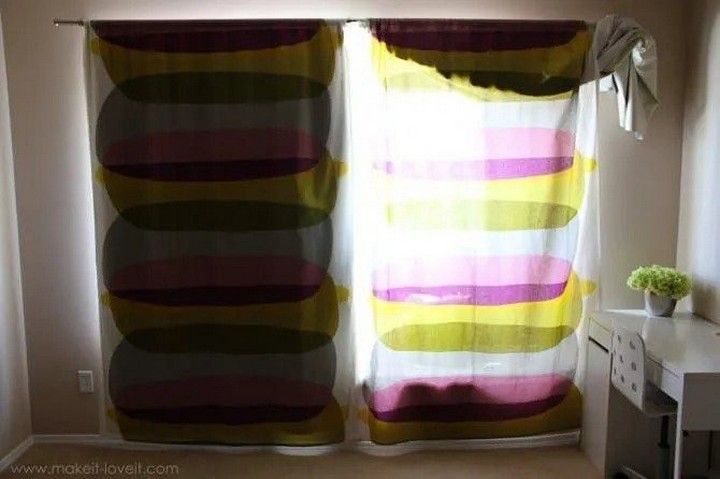 How To Black-Out Your Existing Curtains