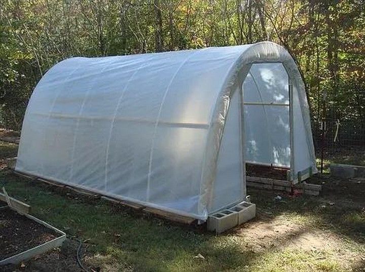 How To Build A Hoop House Greenhouse For $50