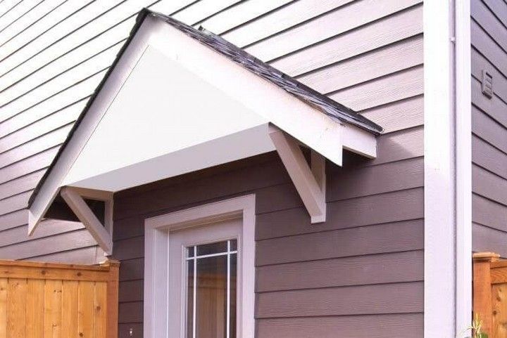 How To Build A Wood Awning Over A Door