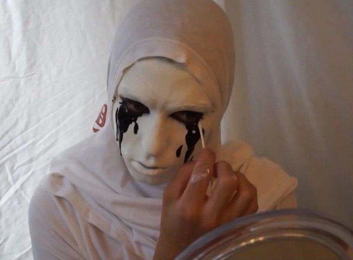 How To Make A Crying White Nun Costume For Halloween