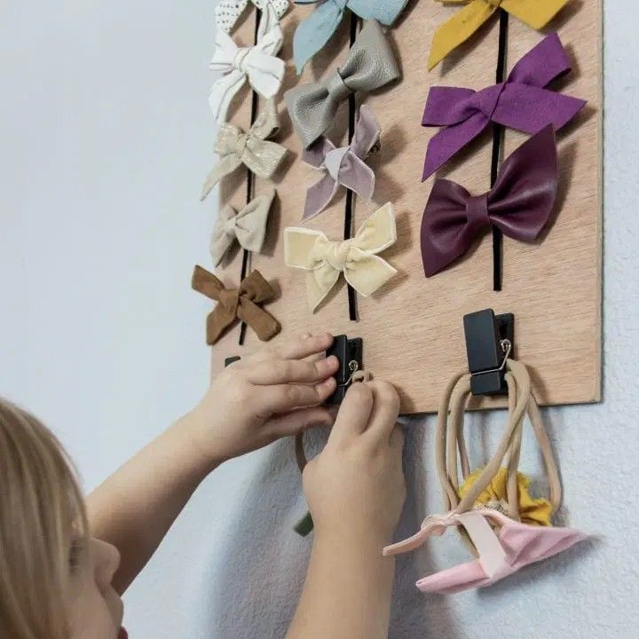 How To Make A Simple Hair Bow Holder