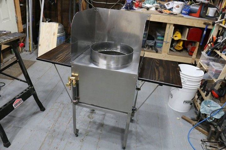 How To Make A Stainless Steel Grill Station