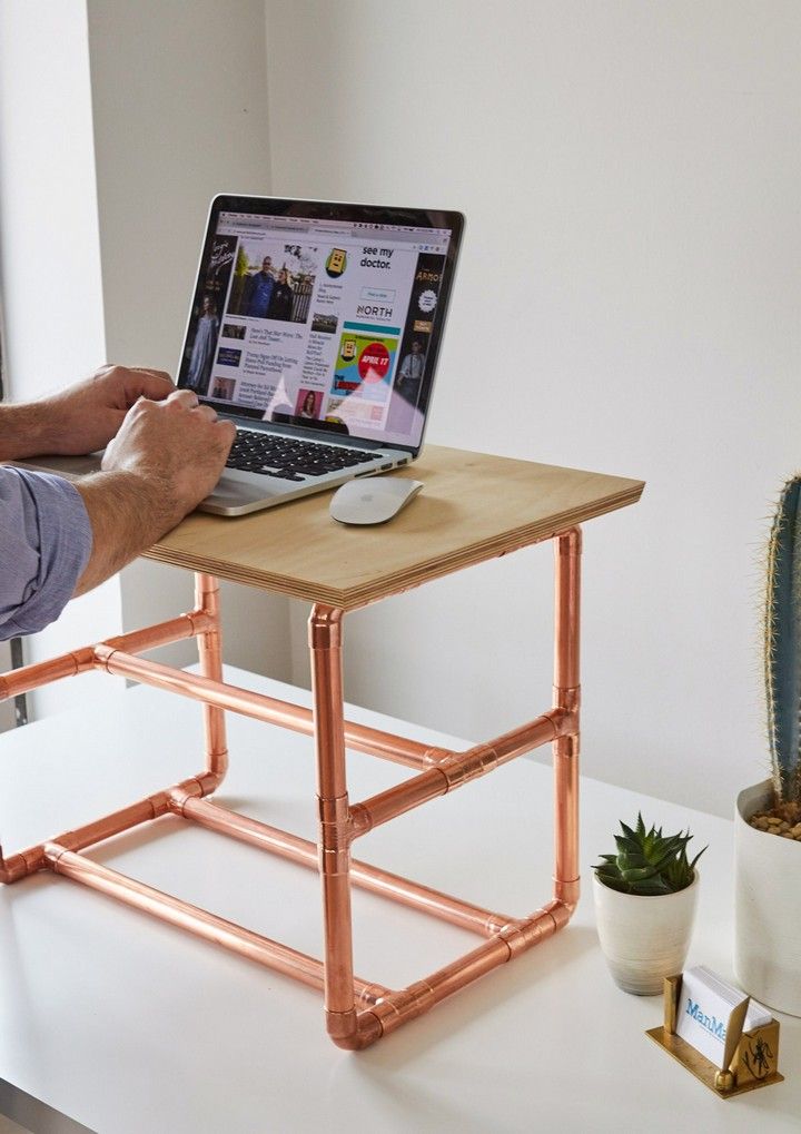 How To Make A Stylish Standing Desk Riser