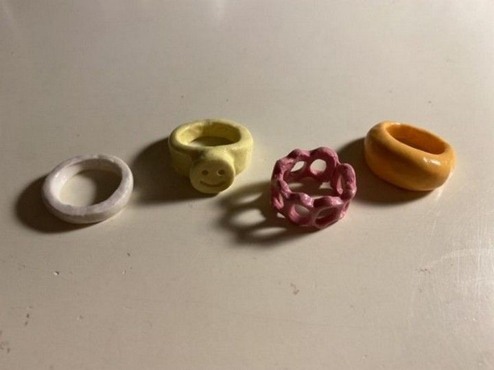 How To Make Polymer Clay Rings