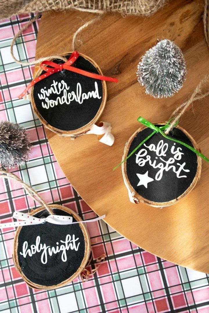 How To Put Vinyl On Ornaments