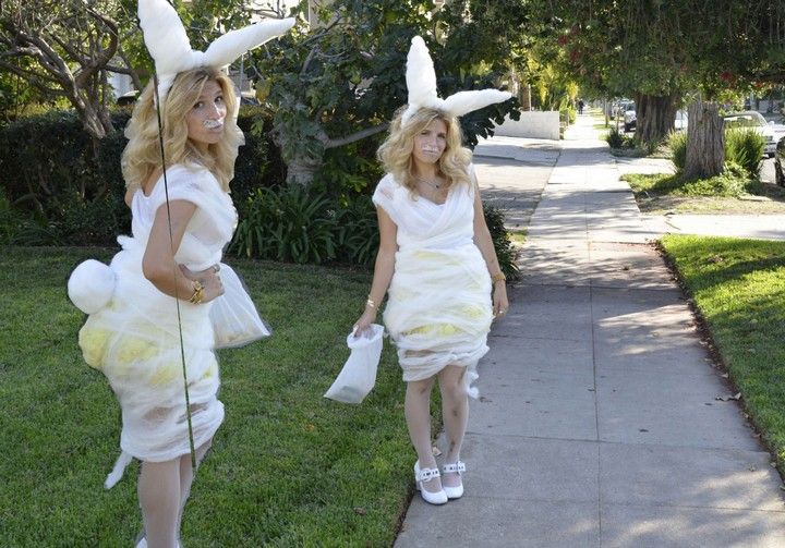 Last Minute Costume DIY Dust Bunny