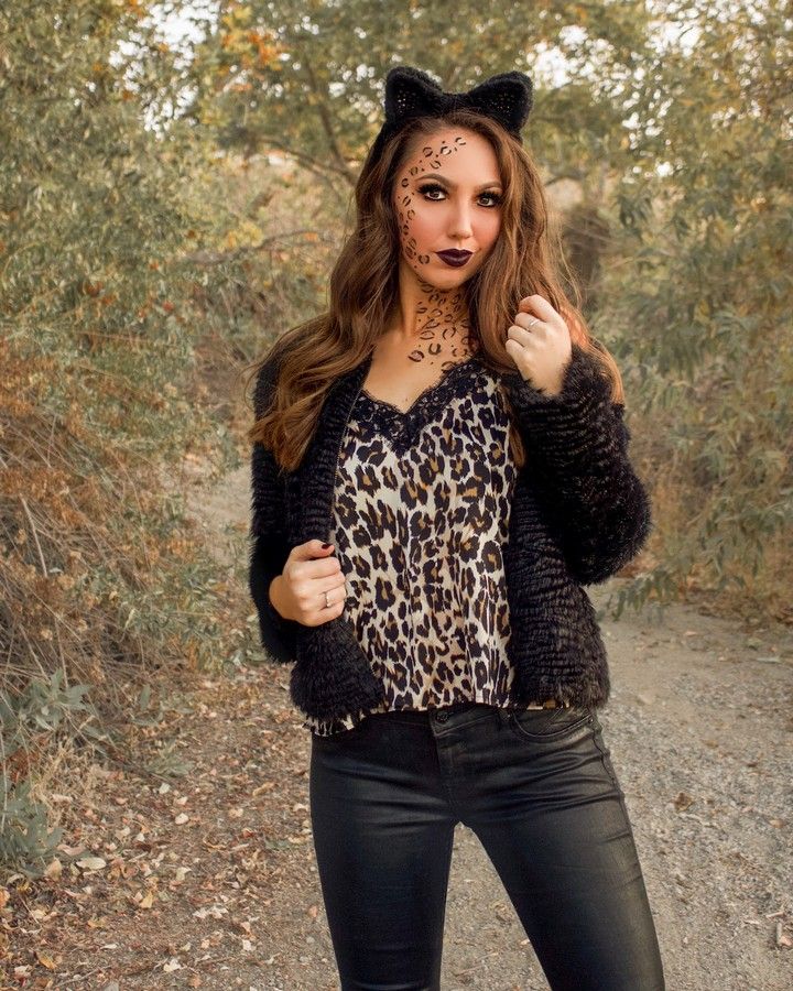 Leopard Halloween Makeup