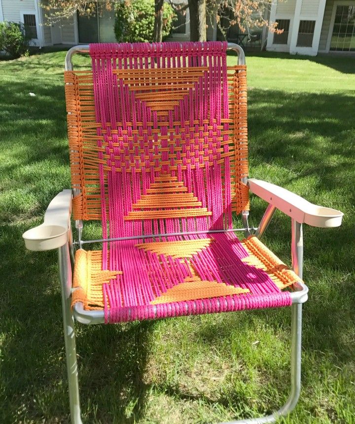 Macrame Lawn Chair Tutorial