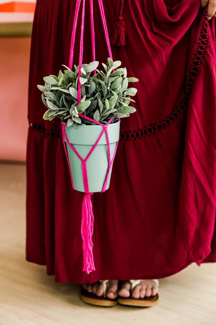 Macrame Plant Hanger DIY