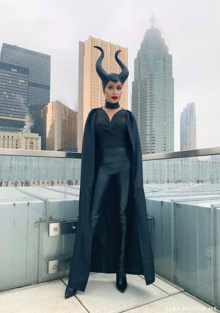 Maleficent Cosplay Makeup + Costume