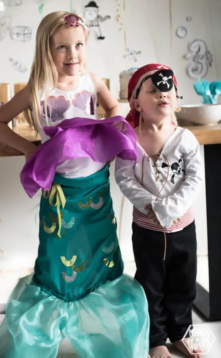 Mermaid Costumes with Cricut
