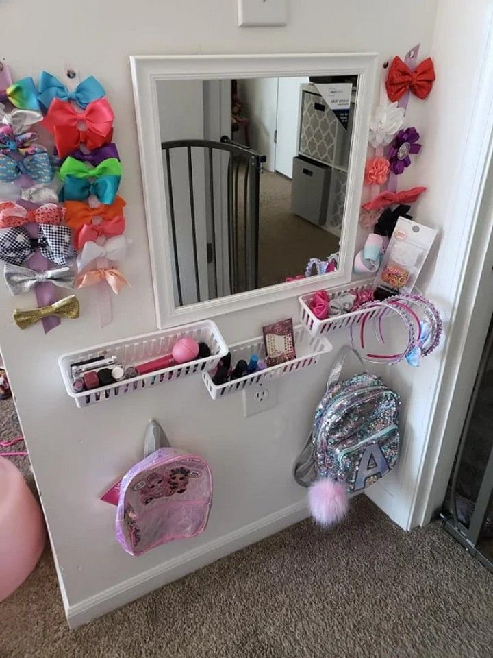 Mom Shares Cheap And Easy Vanity Perfect For Pretend Play