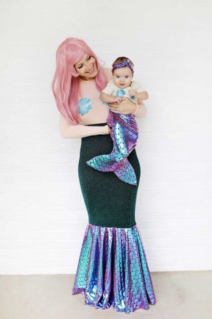 Mother Daughter Mermaid Costume DIY