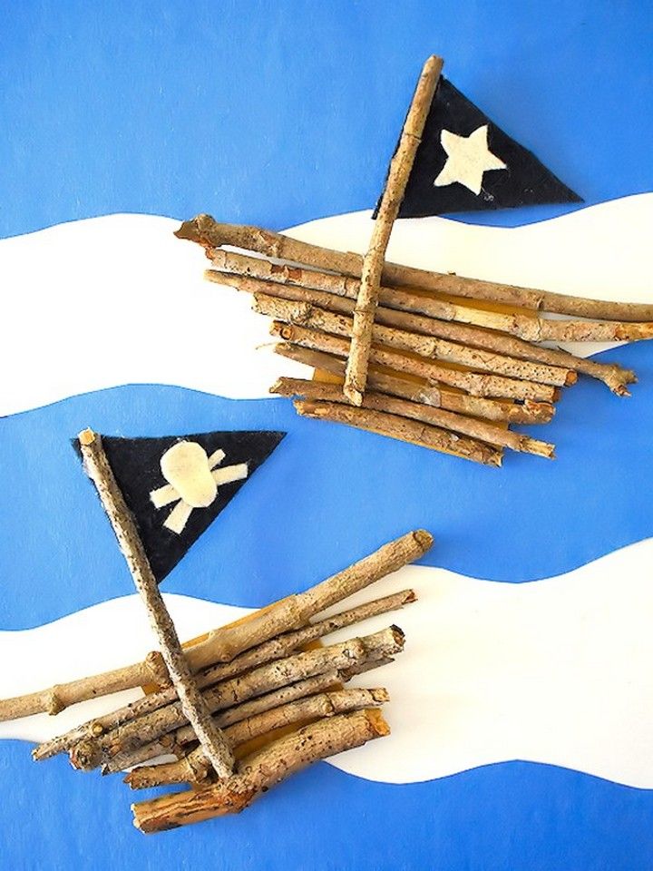 Nature Stick Pirate Ships