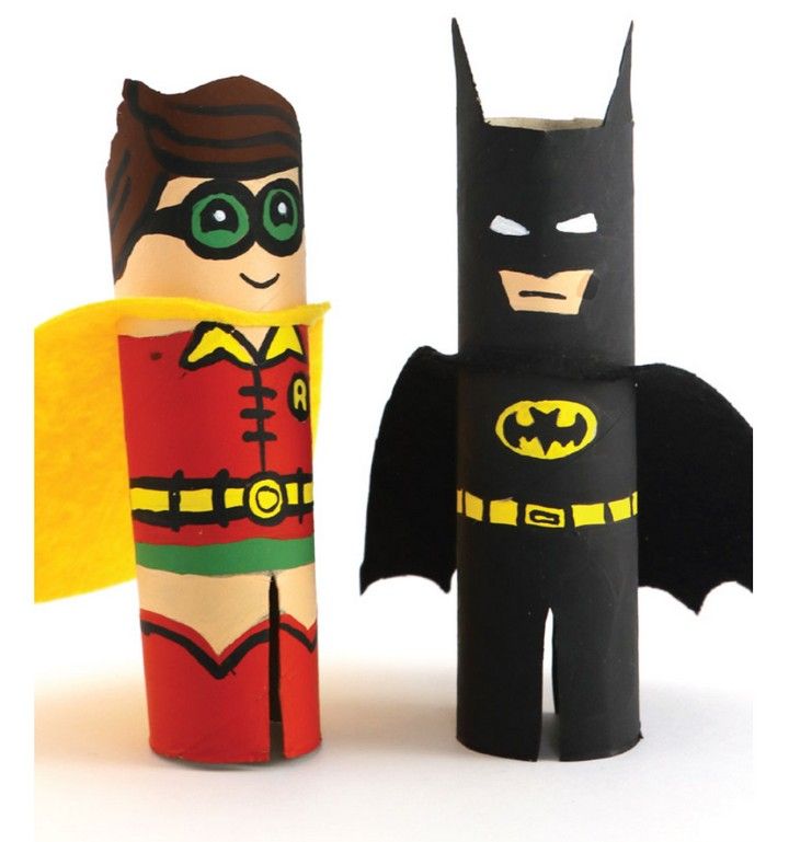Paper Roll Batman And Robin