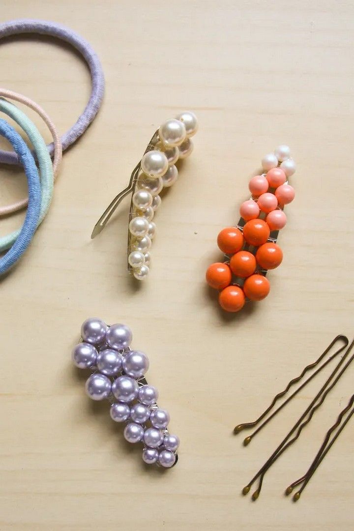 Pearl Hair Clip DIY