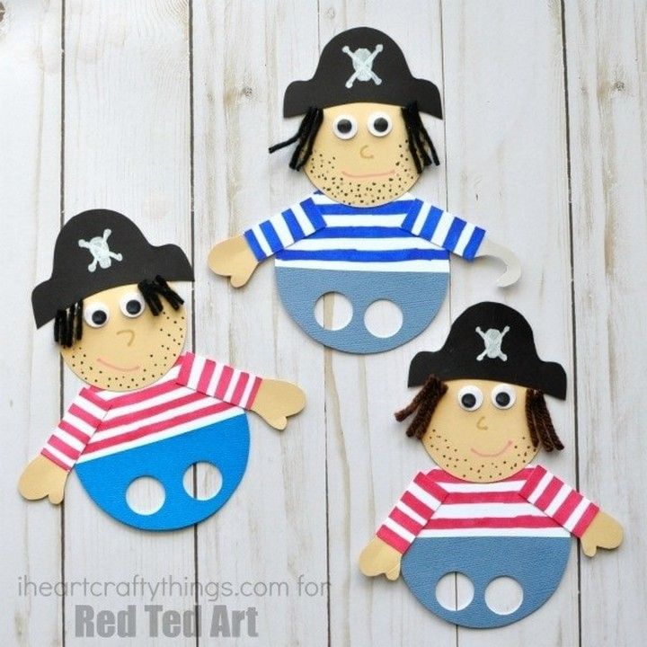 Pirate Finger Puppets Craft