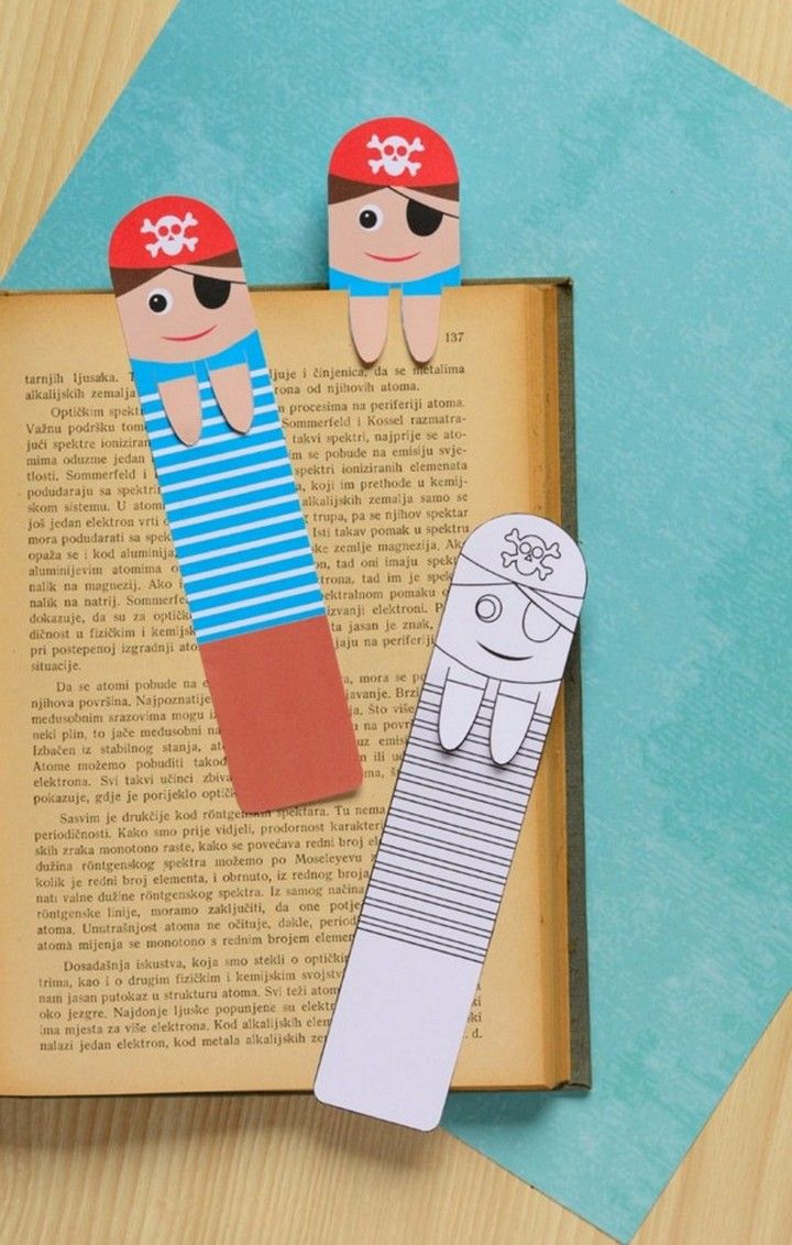 Printable Pirate Bookmarks