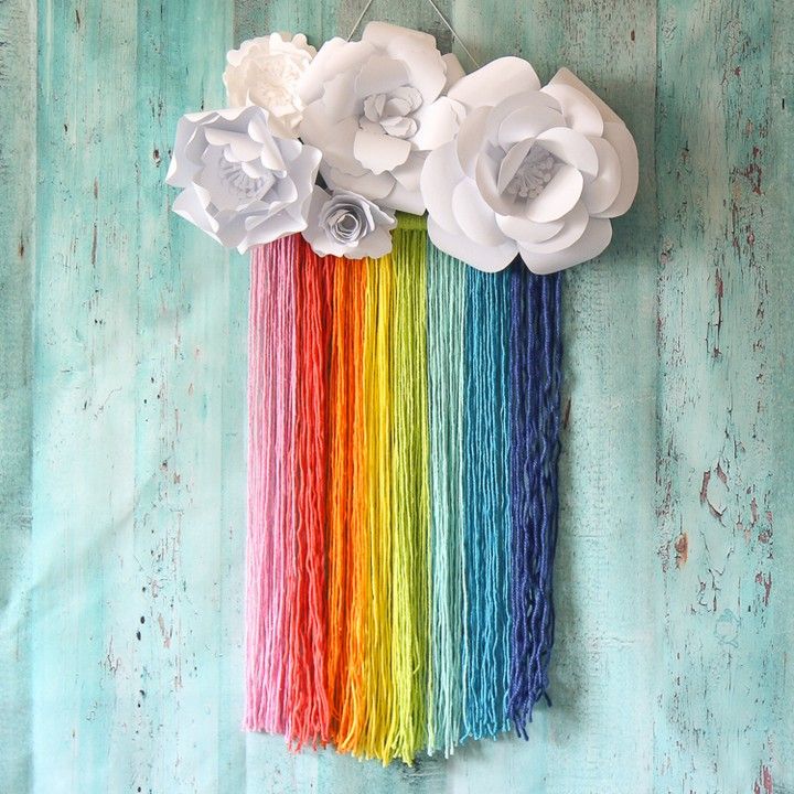 Rainbow Macrame Wall Hanging