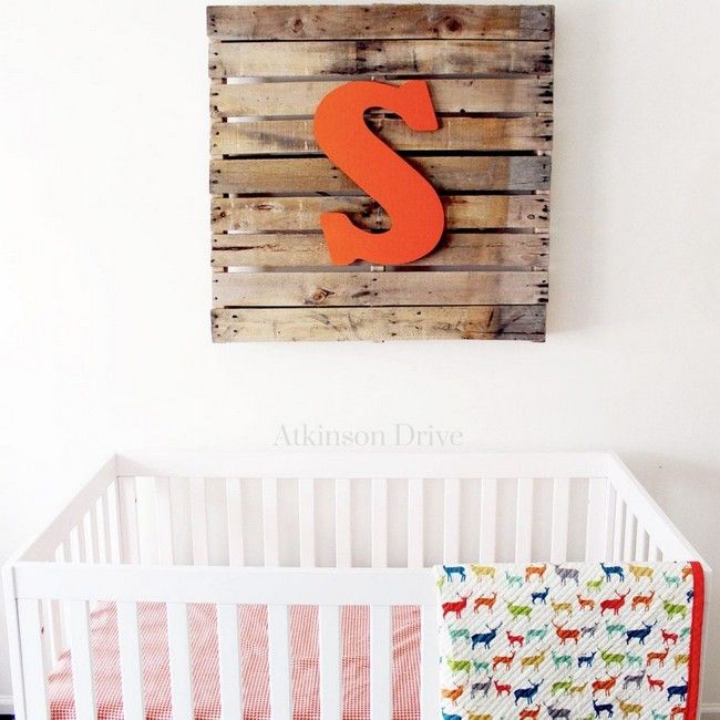 Rustic Nursery Pallet Art