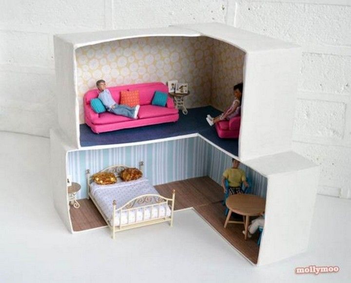 Shoe Box Doll House