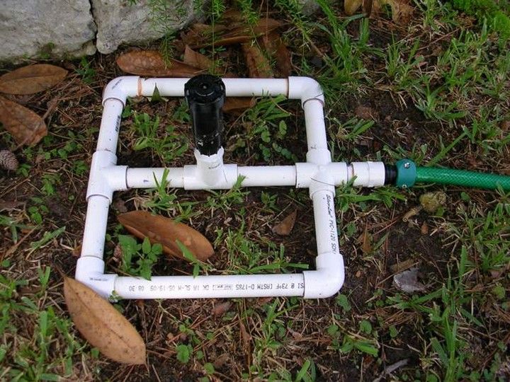 Simple Garden Sprinkler System DIY