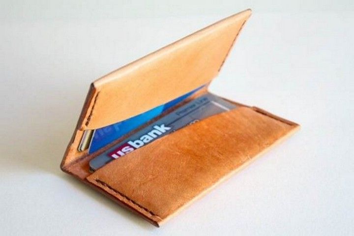 Simple Leather Wallet DIY
