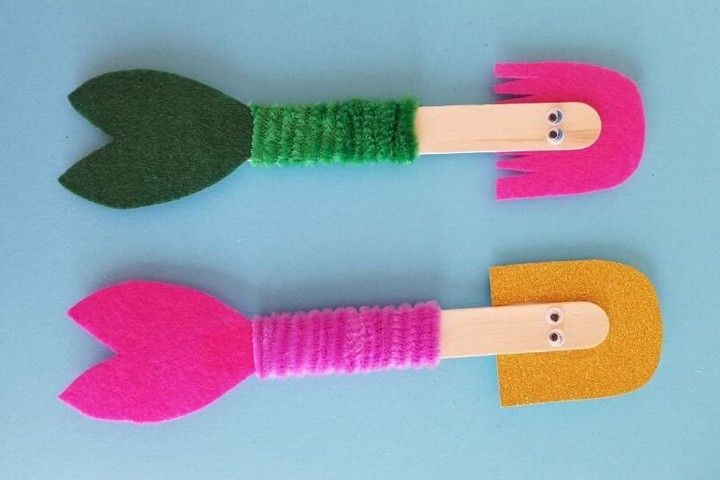 Simple Mermaid Popsicle Project For Preschoolers