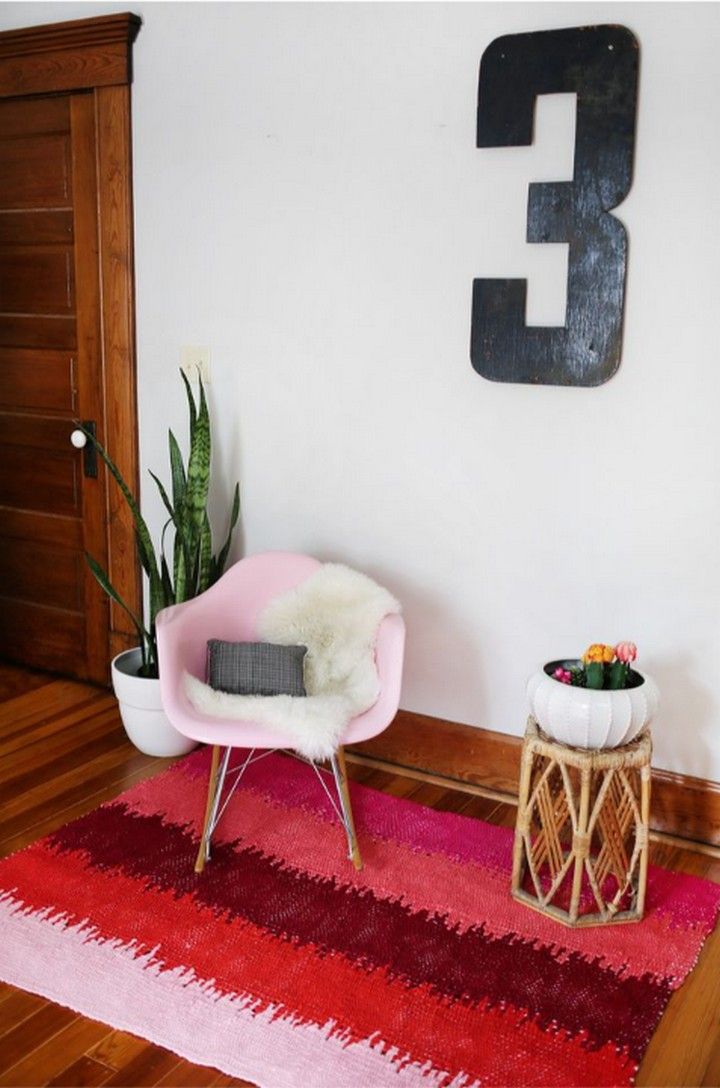 Static Lines Woven Rug DIY