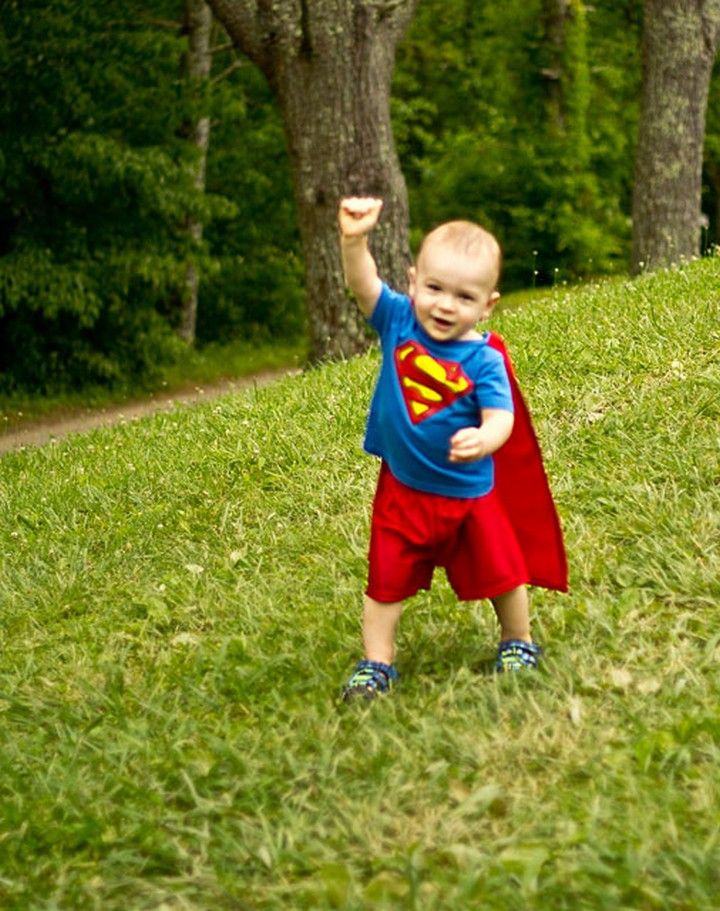 Superman Costume For A Toddler