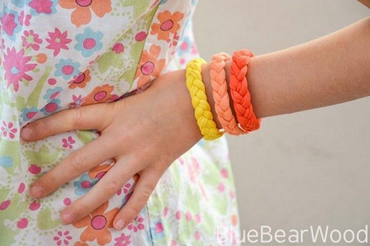 T-Shirt Yarn Bracelet