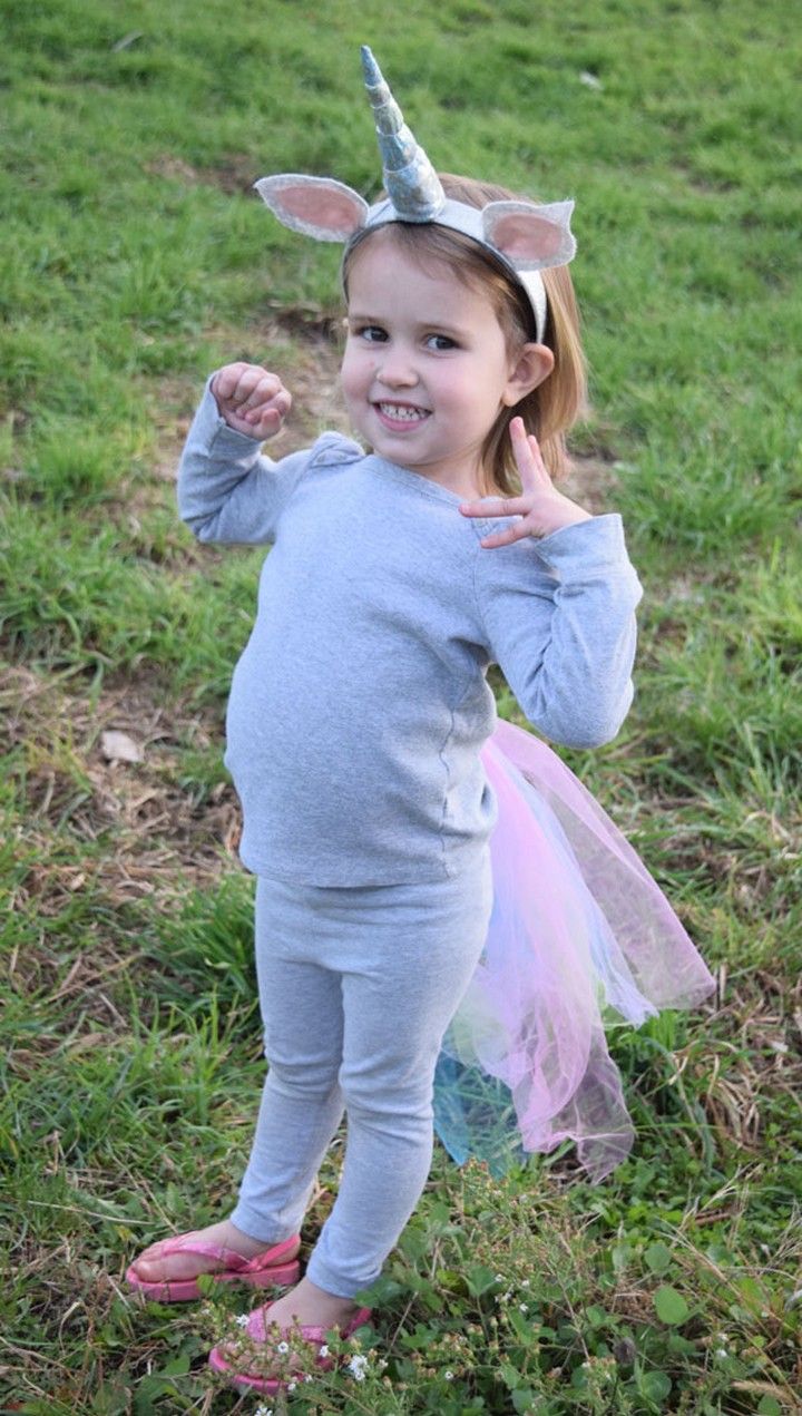 The Easiest DIY Unicorn Costume