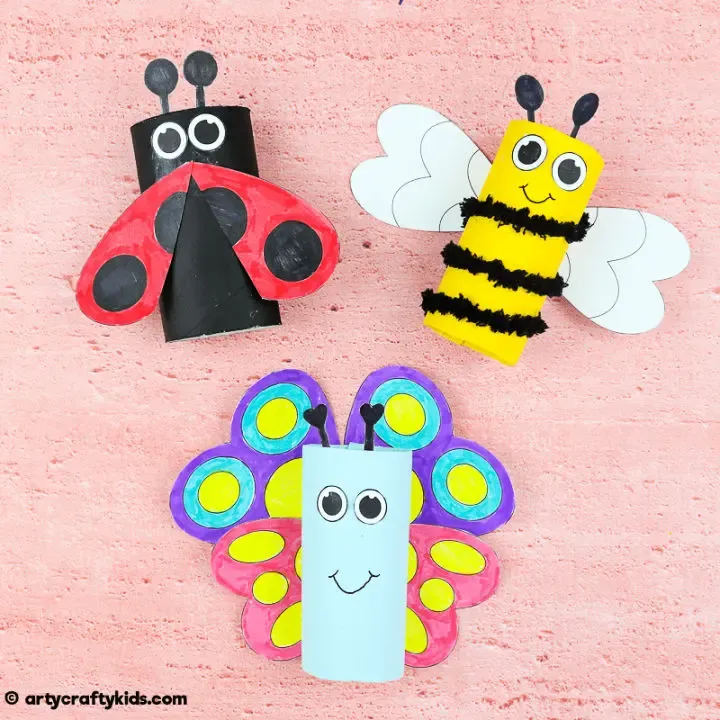 Toilet Paper Roll Bugs Craft