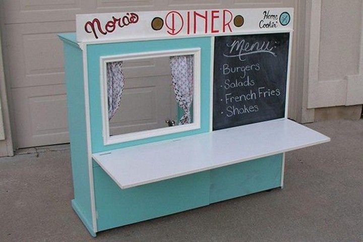 Transformed Cabinet Play Kitchen