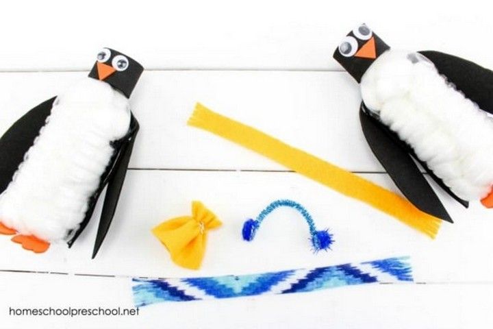 Water Bottle Penguin Craft