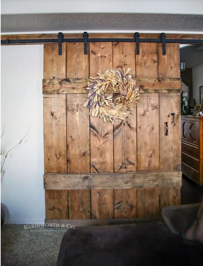 Wide Rustic Barn Door