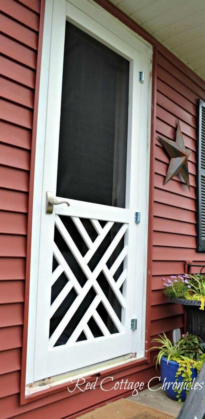 Wood Screen Door Plan