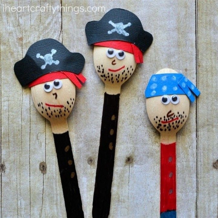 Wooden Spoon Pirate Crew