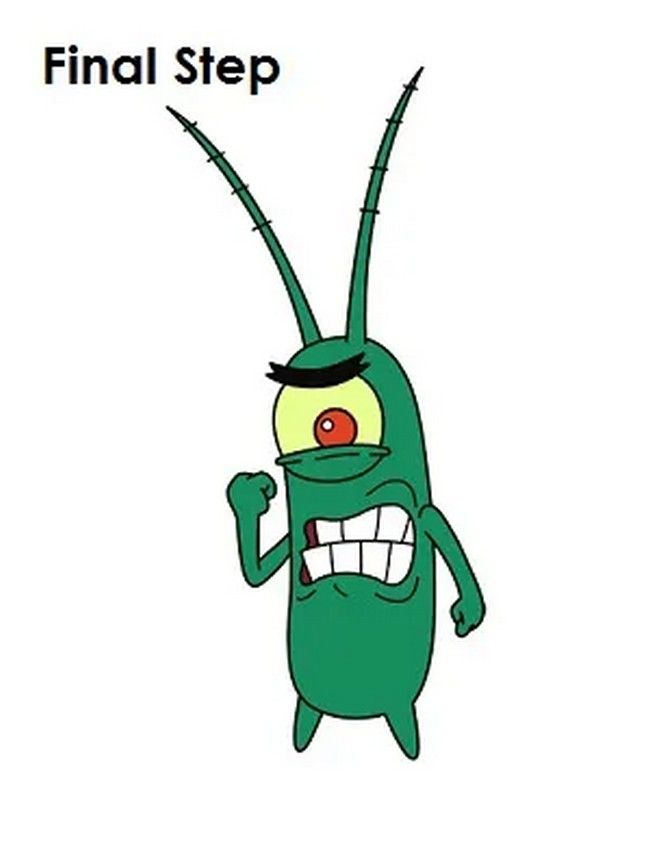 Easy To Draw Plankton