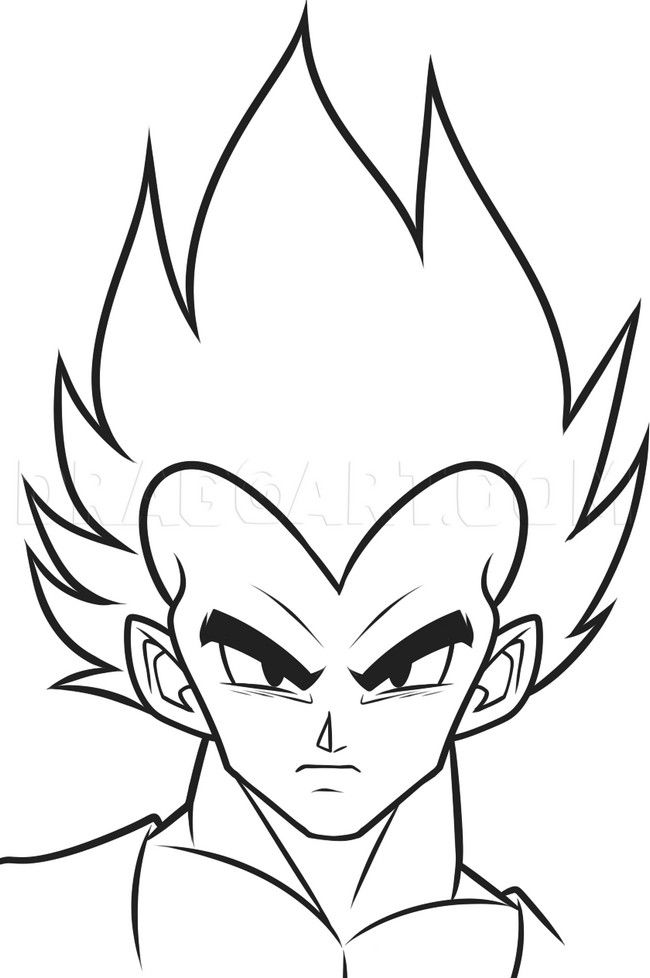 How To portrait Dark Vegeta