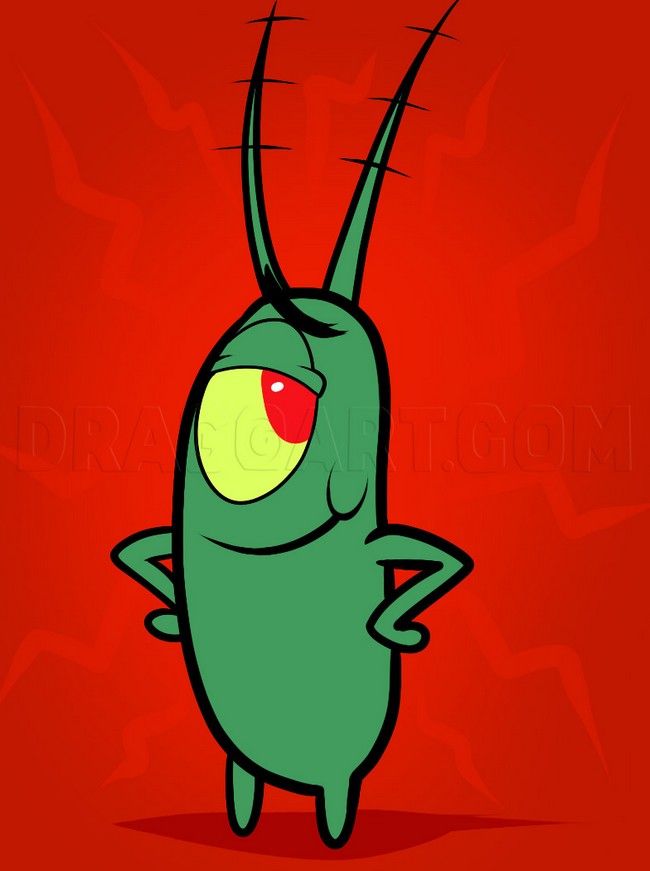 How To Draw Plankton