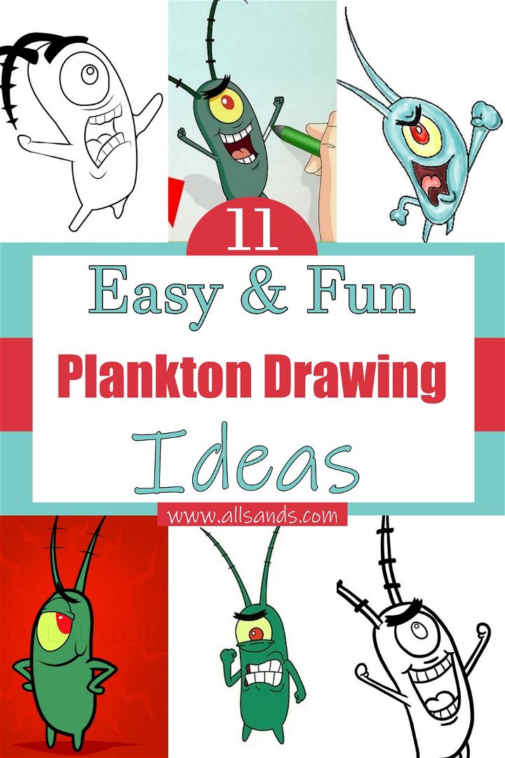 11 Plankton Drawing Ideas
