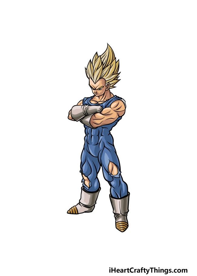 Vegeta Drawing Full Body