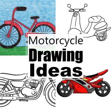 10 Motorcycle Drawing Ideas