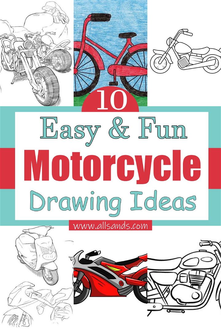 10 Motorcycle Drawing Ideas